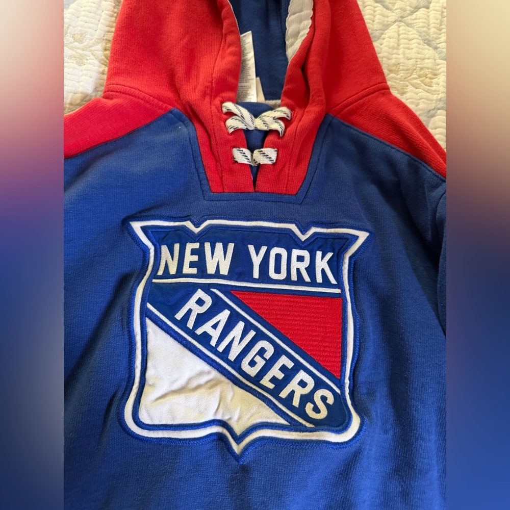 New York Rangers Kid’s Hooded Sweatshirt